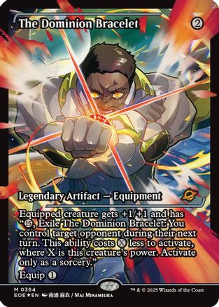 The Dominion Bracelet (Showcase) (EOE-364) - [Edge of Eternities] Foil