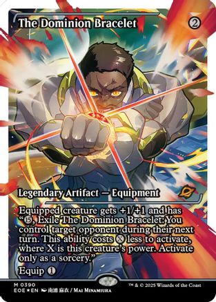 The Dominion Bracelet (Showcase) (Fracture Foil) (EOE-390) - [Edge of Eternities] Foil