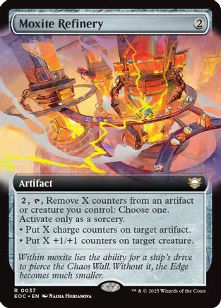 Moxite Refinery (Extended Art) (EOC-037) - [Commander: Edge of Eternities]