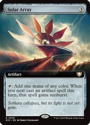 Solar Array (Extended Art) (EOC-038) - [Commander: Edge of Eternities]