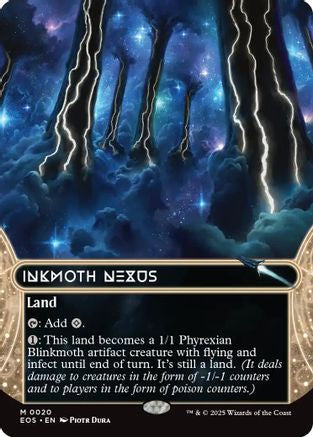 Inkmoth Nexus (0020) (Borderless) (EOS-020) - [Edge of Eternities: Stellar Sights] Foil