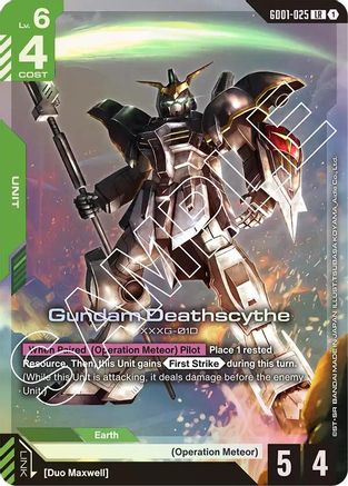 Gundam Deathscythe (GD01-025) (GD01-025) - Newtype Rising Holofoil