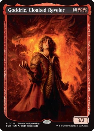 Goddric, Cloaked Reveler (GAME-038) - [Game Day & Store Championship Promos]