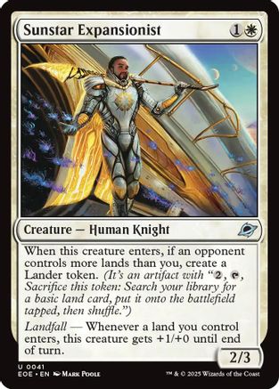 Sunstar Expansionist (EOE-041) - [Edge of Eternities] Foil