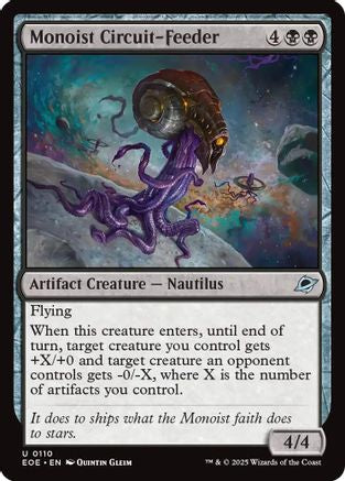 Monoist Circuit-Feeder (EOE-110) - [Edge of Eternities] Foil