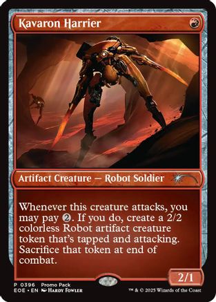 Kavaron Harrier (PPEOE-396) - [Promo Pack: Edge of Eternities] Foil