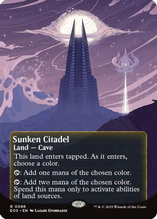 Sunken Citadel (0086) (Borderless) (EOS-086) - [Edge of Eternities: Stellar Sights]