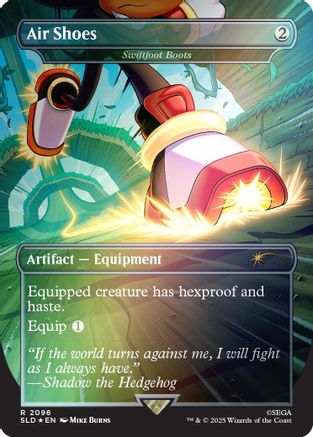 Air Shoes - Swiftfoot Boots (Rainbow Foil) (SLD-2096) - [Secret Lair Drop Series] Foil