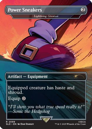 Power Sneakers - Lightning Greaves (SLD-2099) - [Secret Lair Drop Series]