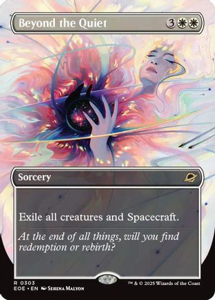 Beyond the Quiet (Borderless) (EOE-303) - [Edge of Eternities] Foil