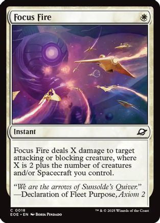 Focus Fire (EOE-018) - [Edge of Eternities] Foil