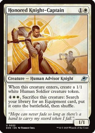Honored Knight-Captain (EOE-022) - [Edge of Eternities] Foil