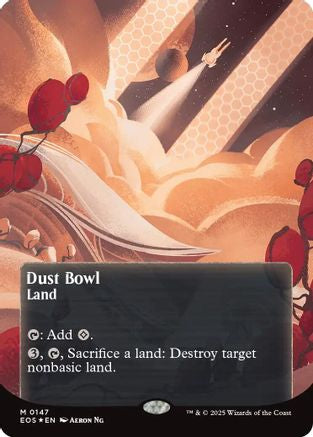 Dust Bowl (0147) (Borderless) (Galaxy Foil) (EOS-147) - [Edge of Eternities: Stellar Sights] Foil