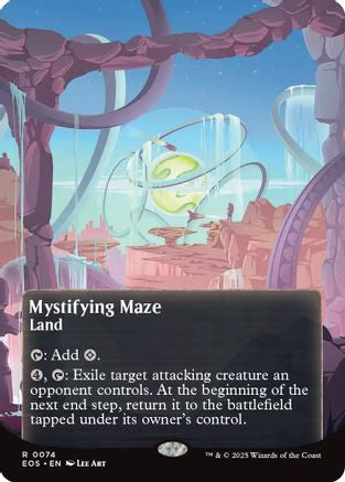 Mystifying Maze (0074) (Borderless) (EOS-074) - [Edge of Eternities: Stellar Sights]