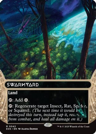 Swarmyard (0042) (Borderless) (EOS-042) - [Edge of Eternities: Stellar Sights]