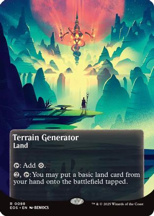 Terrain Generator (0088) (Borderless) (EOS-088) - [Edge of Eternities: Stellar Sights] Foil