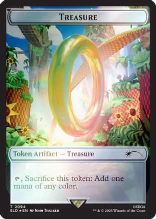 Treasure Token (2094) (Rainbow Foil) (SLD-2094) - [Secret Lair Drop Series] Foil