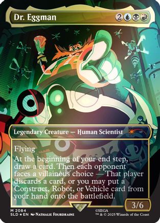 Dr. Eggman (Rainbow Foil) (SLD-2084) - [Secret Lair Drop Series] Foil