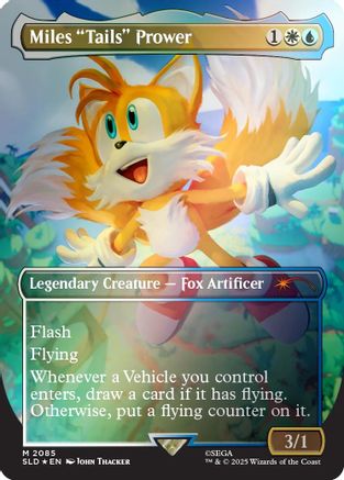 Miles "Tails" Prower (Rainbow Foil) (SLD-2085) - [Secret Lair Drop Series] Foil