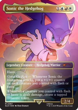 Sonic the Hedgehog (Rainbow Foil) (SLD-2087) - [Secret Lair Drop Series] Foil