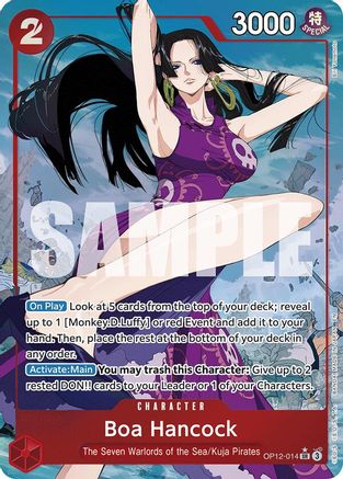 Boa Hancock (Alternate Art) (OP12-014) - Legacy of the Master