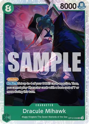 Dracule Mihawk (OP12-030) - Legacy of the Master