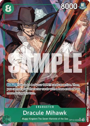 Dracule Mihawk (Alternate Art) (OP12-030) - Legacy of the Master