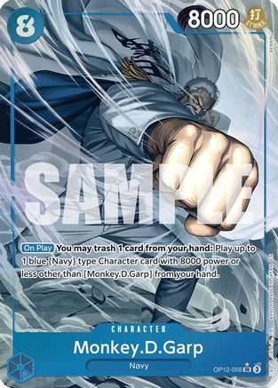 Monkey.D.Garp (Alternate Art) (OP12-056) - Legacy of the Master