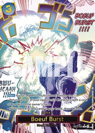 Boeuf Burst (Alternate Art) (OP12-060) - Legacy of the Master