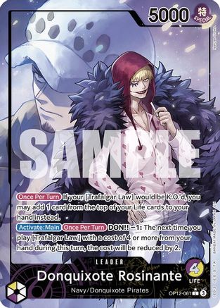 Donquixote Rosinante (061) (Alternate Art) (OP12-061) - Legacy of the Master