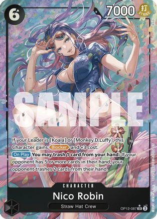 Nico Robin (Alternate Art) (OP12-087) - Legacy of the Master