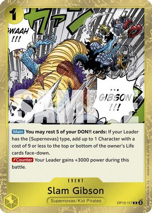 Slam Gibson (OP12-117) - Legacy of the Master