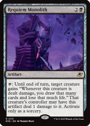 Requiem Monolith (EOE-113) - [Edge of Eternities] Foil