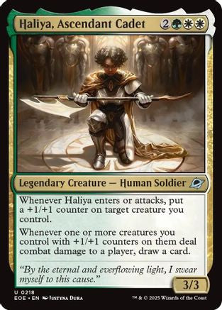 Haliya, Ascendant Cadet (EOE-218) - [Edge of Eternities] Foil