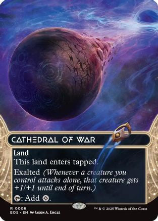 Cathedral of War (0006) (Borderless) (EOS-006) - [Edge of Eternities: Stellar Sights] Foil