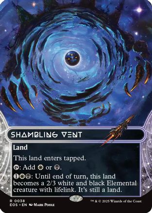 Shambling Vent (0038) (Borderless) (EOS-038) - [Edge of Eternities: Stellar Sights]