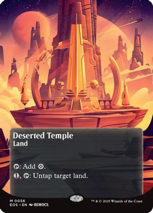 Deserted Temple (0056) (Borderless) (EOS-056) - [Edge of Eternities: Stellar Sights]