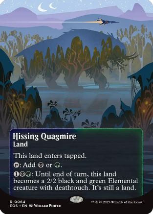 Hissing Quagmire (0064) (Borderless) (EOS-064) - [Edge of Eternities: Stellar Sights]