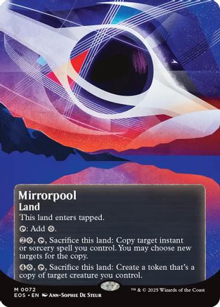 Mirrorpool (0072) (Borderless) (EOS-072) - [Edge of Eternities: Stellar Sights] Foil