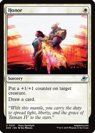 Honor (EOE-021) - [Edge of Eternities] Foil