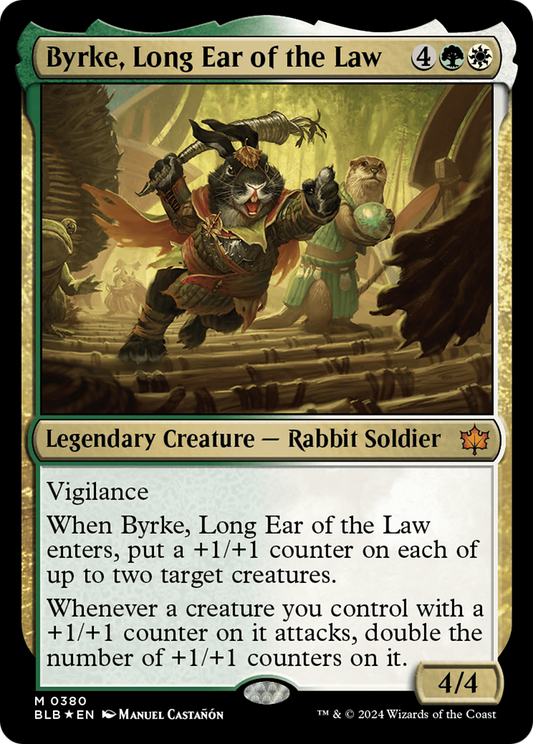 Byrke, Long Ear of the Law (BLB-380) - [Bloomburrow]