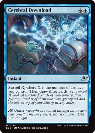 Cerebral Download (EOE-048) - [Edge of Eternities] Foil