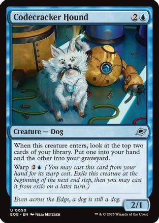 Codecracker Hound (EOE-050) - [Edge of Eternities] Foil