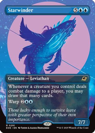 Starwinder (0291) (Borderless) (EOE-291) - [Edge of Eternities] Foil