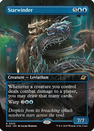 Starwinder (0306) (Borderless) (EOE-306) - [Edge of Eternities] Foil