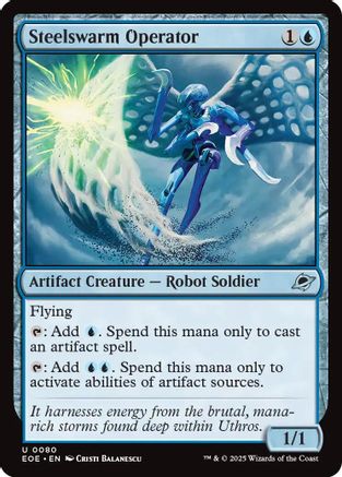 Steelswarm Operator (EOE-080) - [Edge of Eternities] Foil