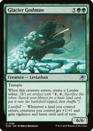 Glacier Godmaw (EOE-188) - [Edge of Eternities] Foil