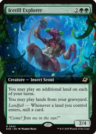 Icetill Explorer (Extended Art) (EOE-343) - [Edge of Eternities] Foil