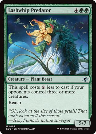 Lashwhip Predator (EOE-195) - [Edge of Eternities] Foil