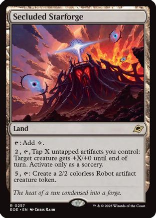 Secluded Starforge (EOE-257) - [Edge of Eternities] Foil